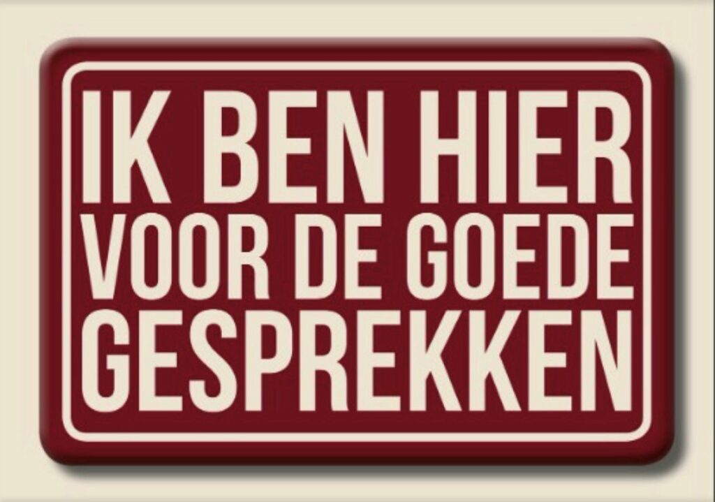 Mooie gesprekken met Suus bij Nieuwe Dag in Oosterhout