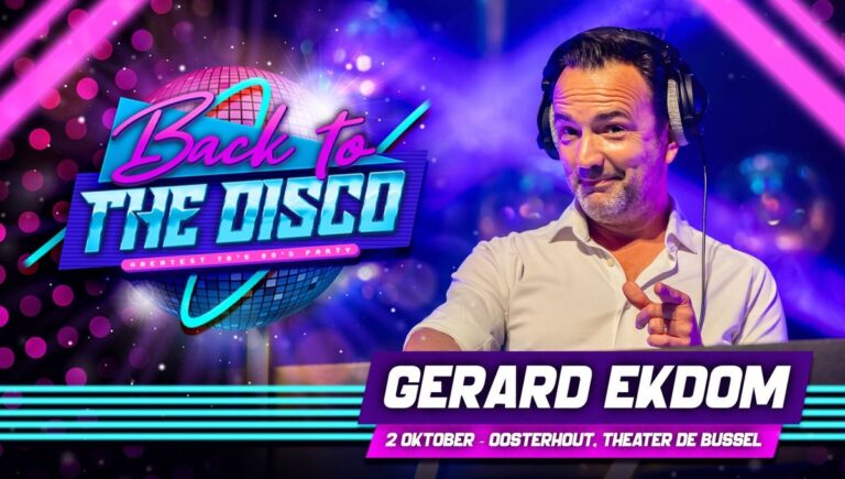 Back to the Disco: Gerard Ekdom – Oosterhout — theater in Oosterhout